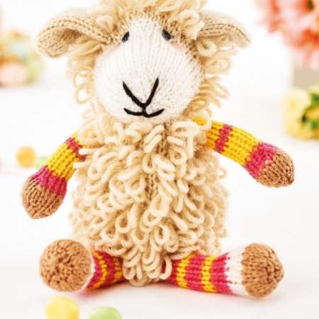 sheep stuffed animal pattern free