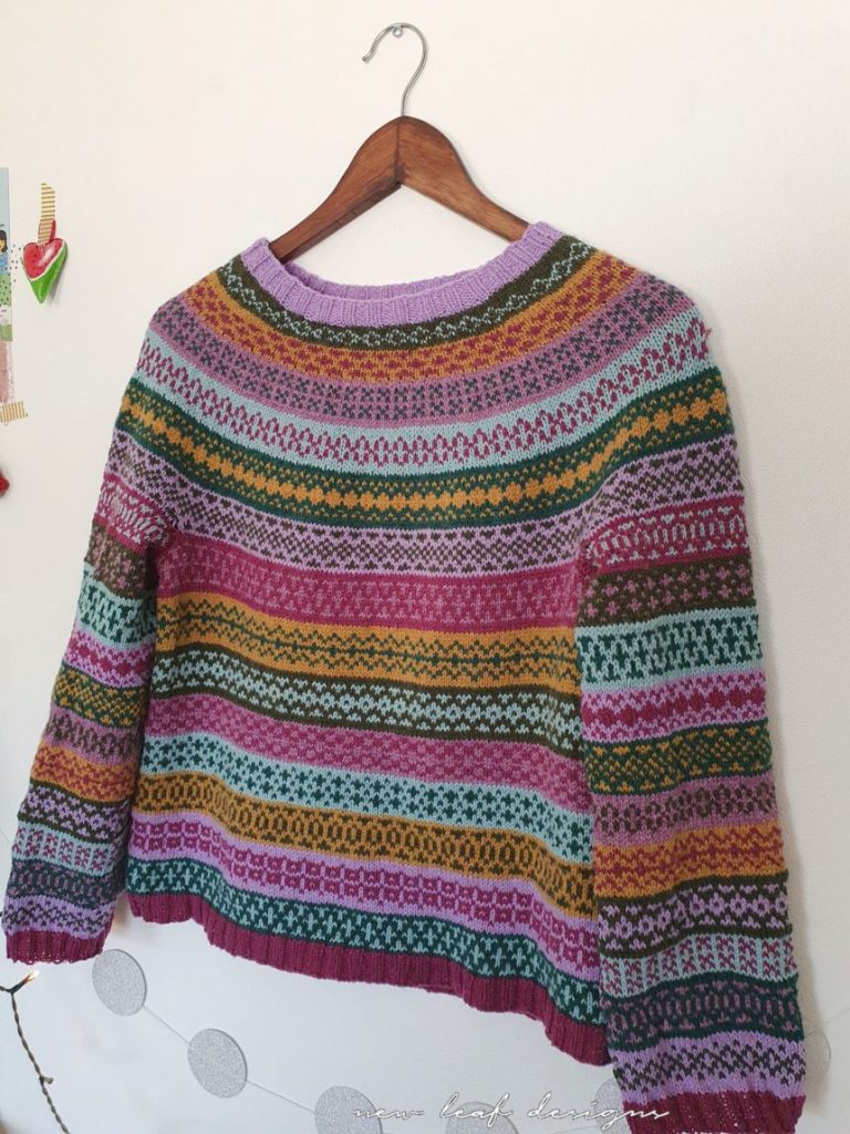 free fair isle sweater knitting pattern Archives - Knitting Bee (18 ...