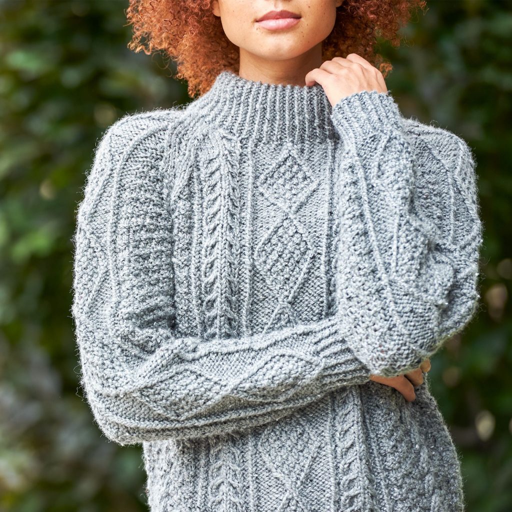 free aran sweater knitting pattern Archives - Knitting Bee (45 free ...
