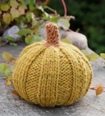 Free Knitting Pattern for Halloween Pumpkins - Knitting Bee