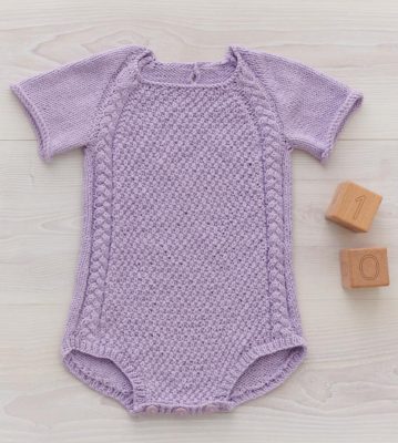 Free Knitting Pattern for a Summer Baby Romper - Knitting Bee