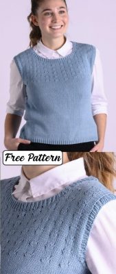 14 Free Vest Knitting Patterns for Women - Knitting Bee