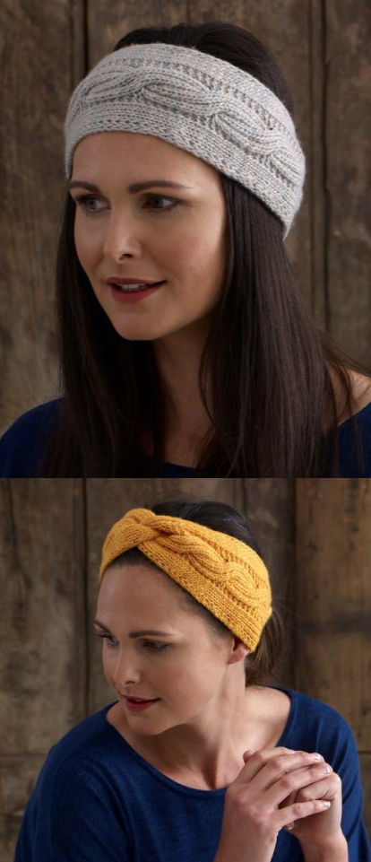 Free Knitting Pattern: Cabled Headband