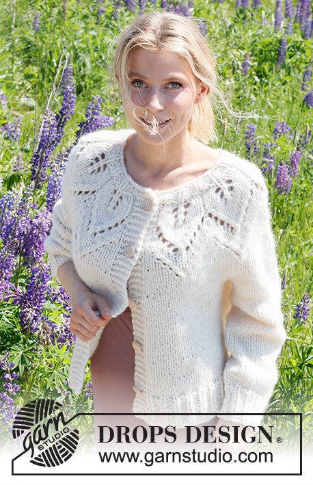 Free Long-Sleeved Sweater Knitting Patterns - S-Lace Pullover