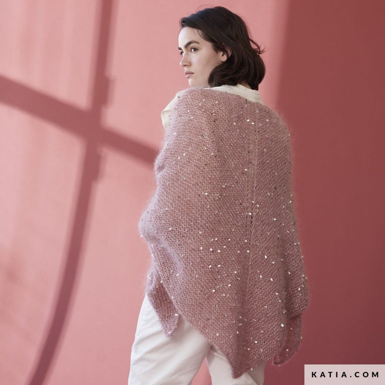 Free Oversized Triangular Shawl Knitting Pattern Knitting Bee