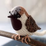 Free Bird Knitting Pattern for a Sparrow Bird - Knitting Bee