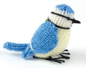 Free Knitting Pattern for a Blue Tit Bird - Knitting Bee