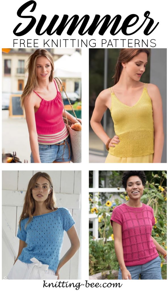 free summer knitting patterns Archives - Knitting Bee (105 free ...