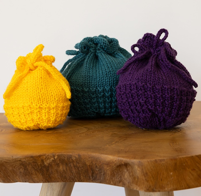 Bitty Bags Knitting Patterns- In the Loop Knitting