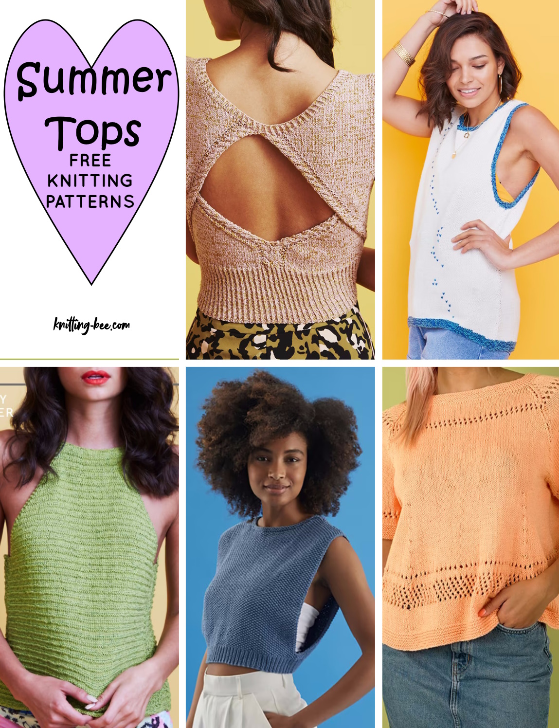 Free knitting pattern: Knit a lovely linen lace top for summer