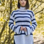 Free Knitting Pattern for a Striped Maxi Tunic