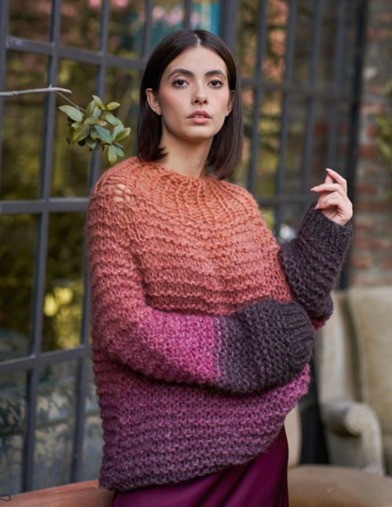 Free Knitting Pattern for an Alpaca Maxi Sweater - Knitting Bee