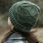 Free Knitting Pattern for Diamond Motif Beanie