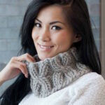 Free Knitting Pattern for a 1-Skein Cable Cowl