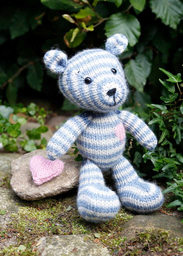 Free Knitting Pattern for a Teddy Bear - Camille